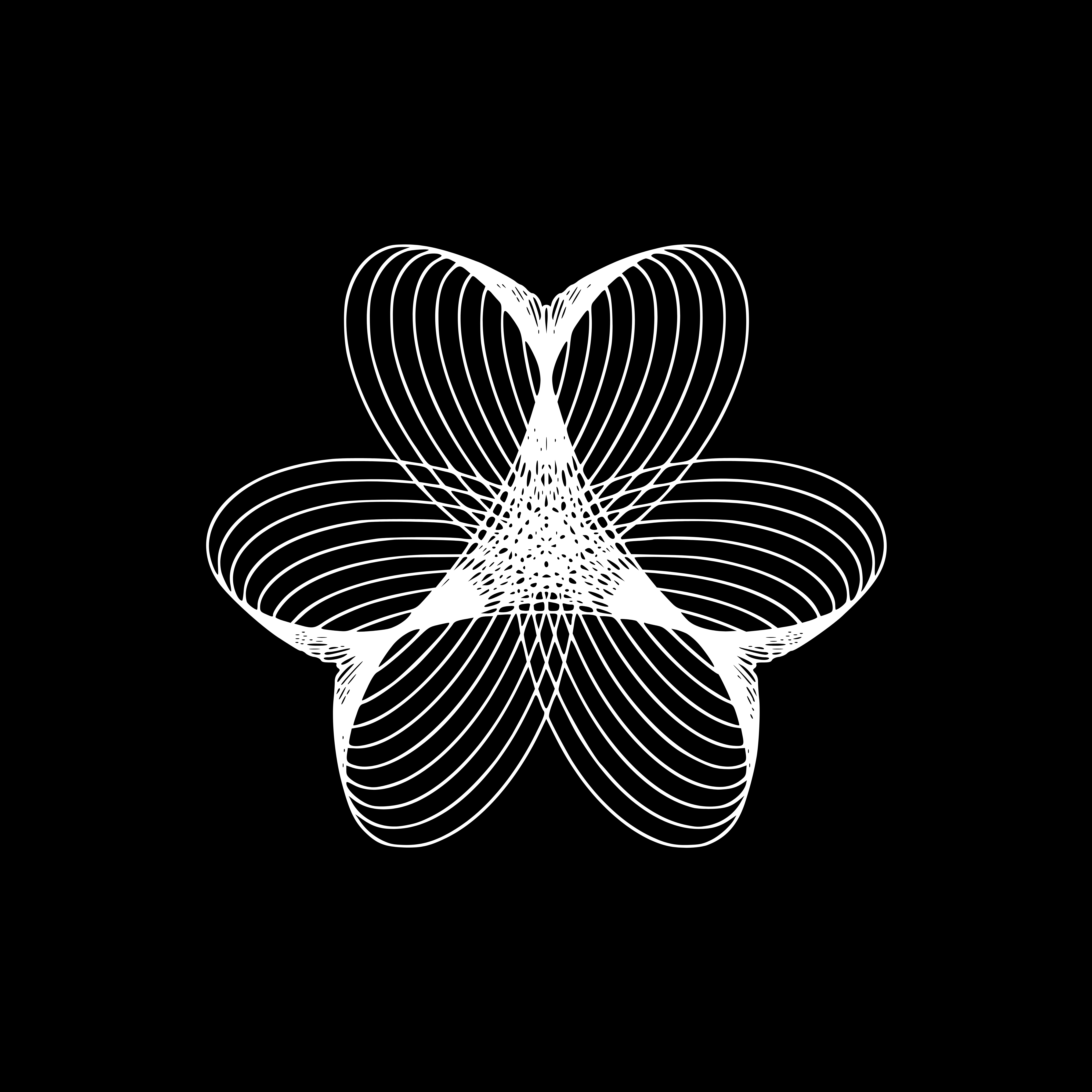 Elvaron abstract geometric wave mark